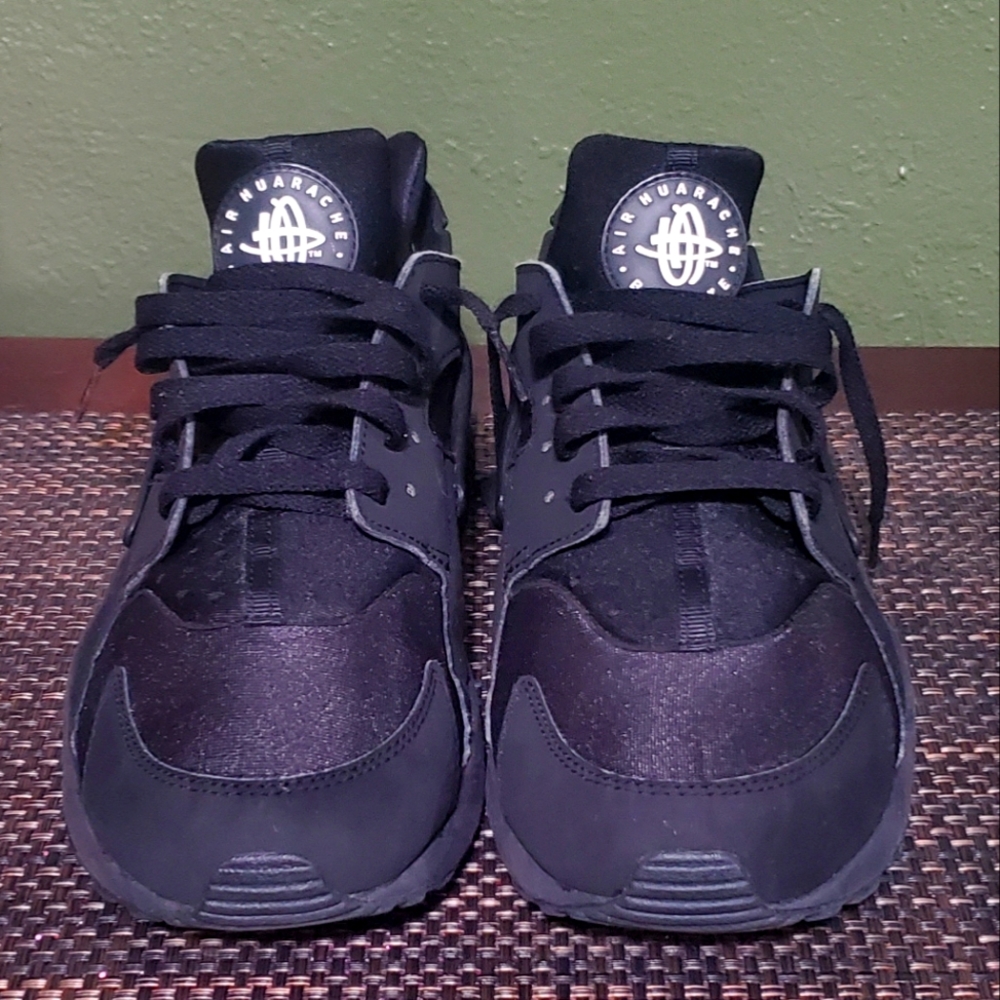 Nike Air Huarache Men US 11 Black/Black